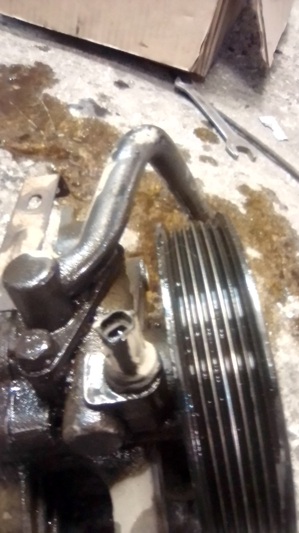 224. Замена насоса ГУРа — Hyundai Solaris (1G), 1,6 л, 2012 года ...