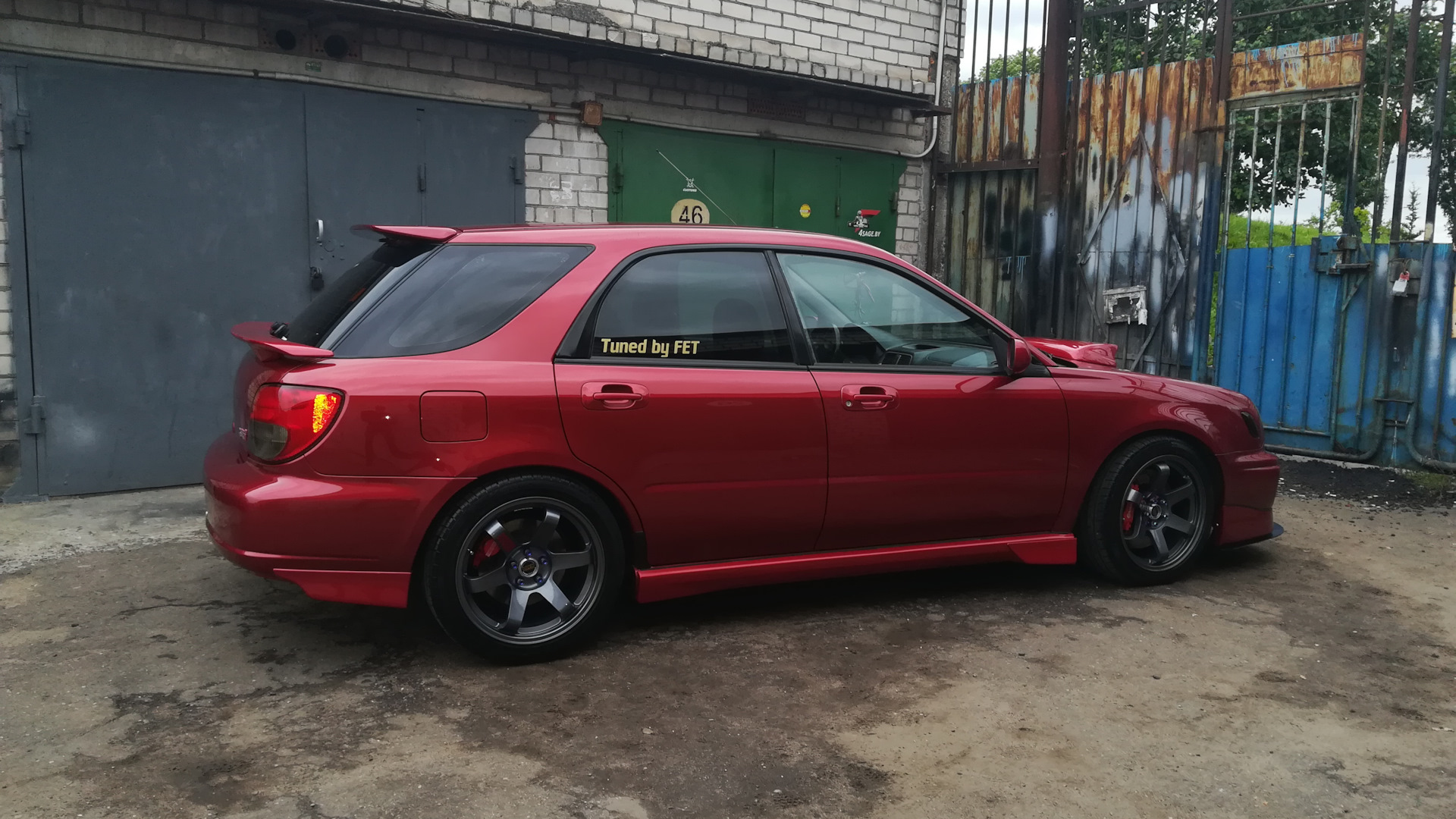 Subaru Impreza WRX (GD, GG) 2.0 бензиновый 2002 | Красный снаряд на DRIVE2