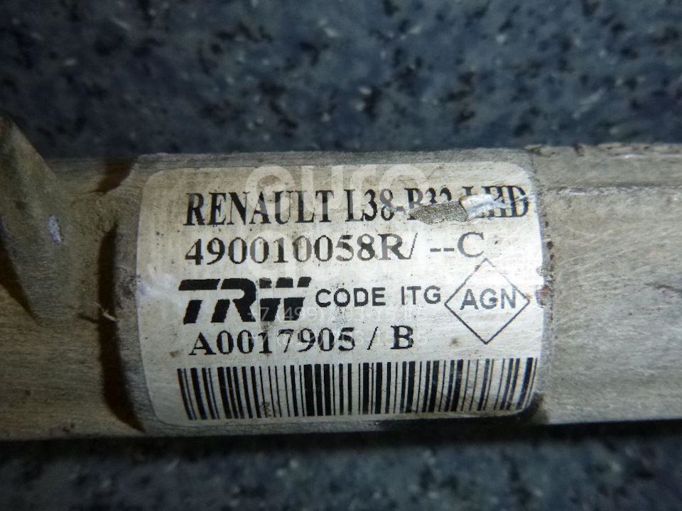 490010058R Рейка рулевая RENAULT | Запчасти на DRIVE2