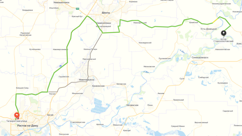 Карта хутор старозолотовский ростовской области