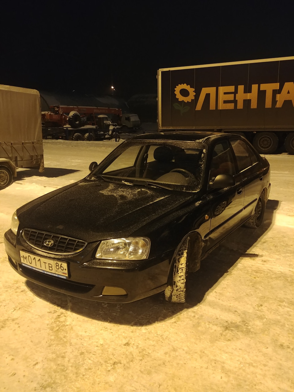 Забрал с Enjoy Auto ханты-мансийск — Hyundai Accent (2G), 1,5 л, 2008 года  | визит на сервис | DRIVE2