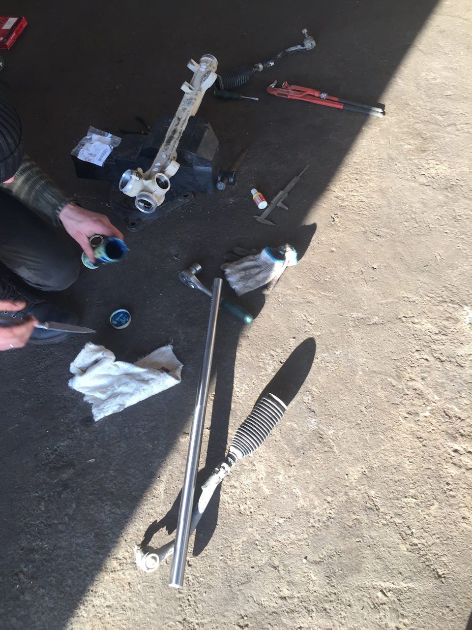 11# Замена ГУР на ЭУР, часть-2 (установка). — KIA Sorento (2G), 2,4 л ...