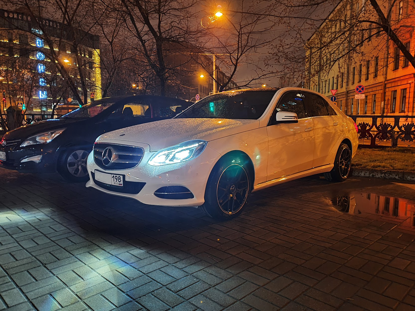 Заниженный Mercedes w222