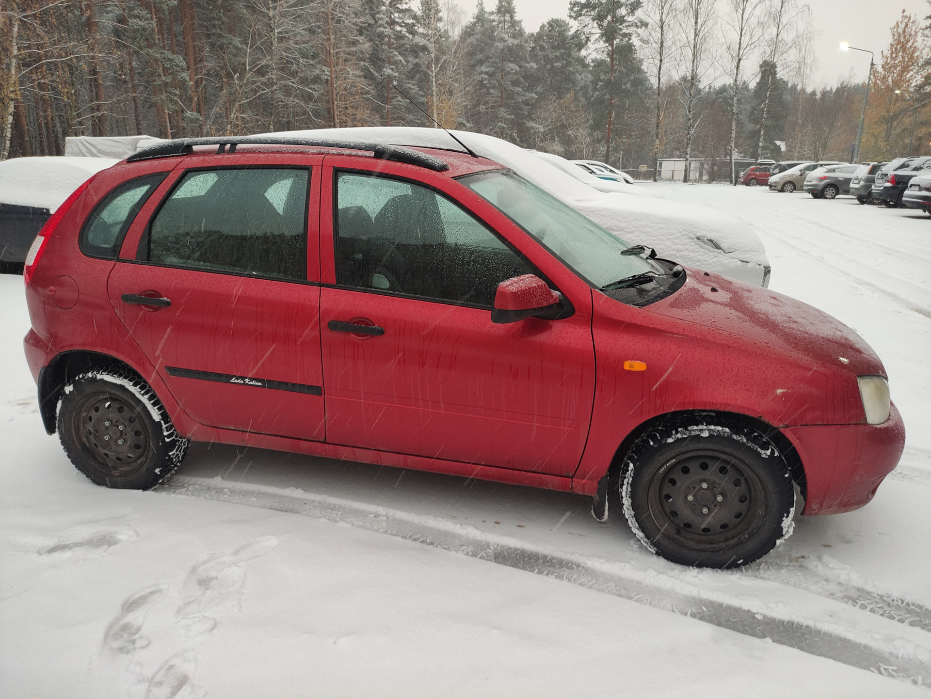 √10. Рейлинги АПС — Lada Калина Хэтчбек (1G), 1,6 л, 2011 года ...