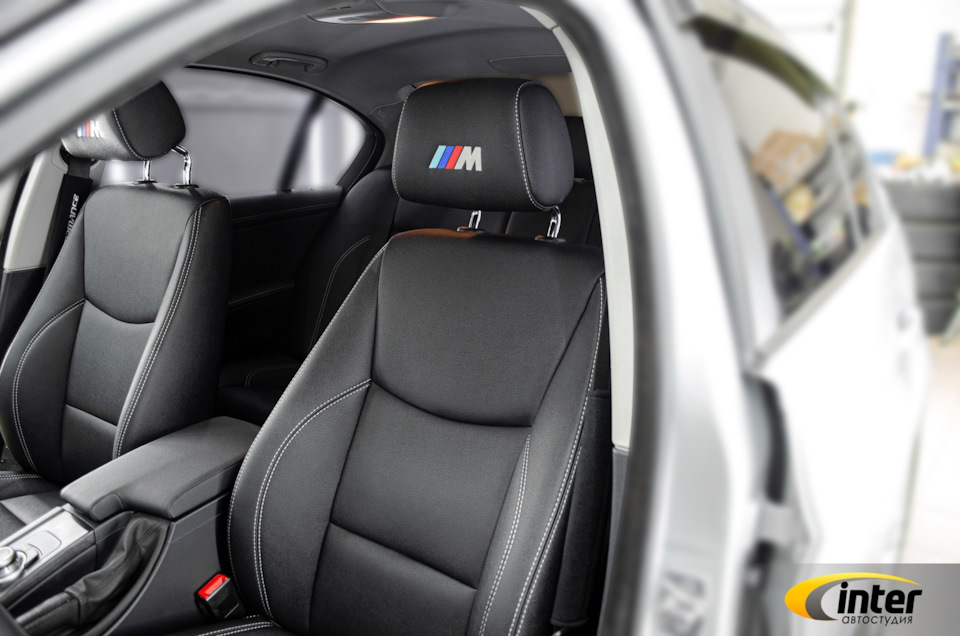 BMW 3 (E90) — Установка комплекта перетяжки сидений. — AS-INTER на DRIVE2