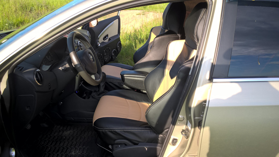 Универсальные чехлы с боковой поддержкой Пилот-DINAS — Nissan Almera V ...