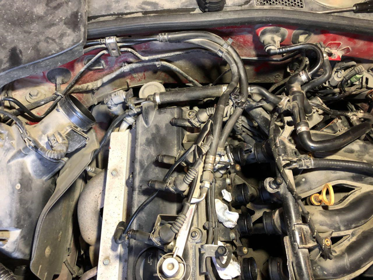 Устранил подсос воздуха или замена патрубков впускного коллектора ...