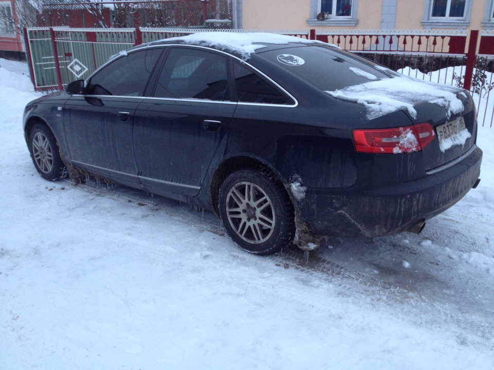 Чейнджер, aux, зимние колеса, замена термостата итд. — Audi A6 (C6), 3 ...