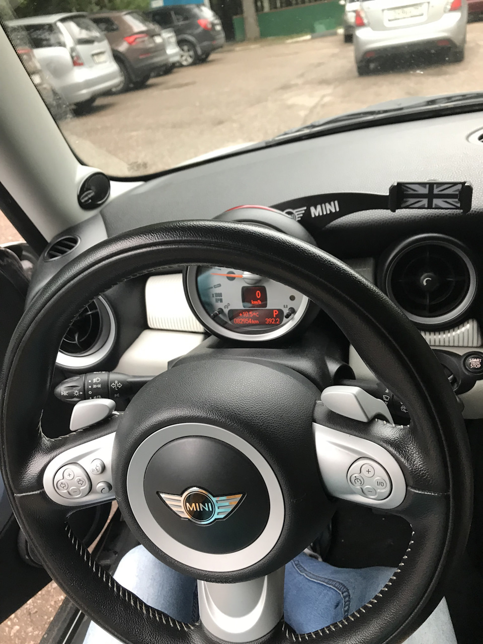 Держалка для телефона. — MINI Cooper S Mk II, 1,6 л, 2009 года ...