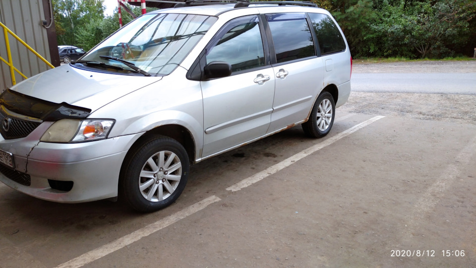 #7 Генератор, новые колеса, шиномонтаж. — Mazda MPV II, 3 л., 2002 года ...