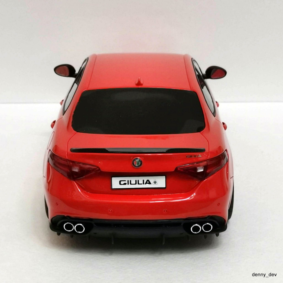 Alfa Romeo Giulia Quadrifoglio (2015) — Otto, 1:18 — DRIVE2