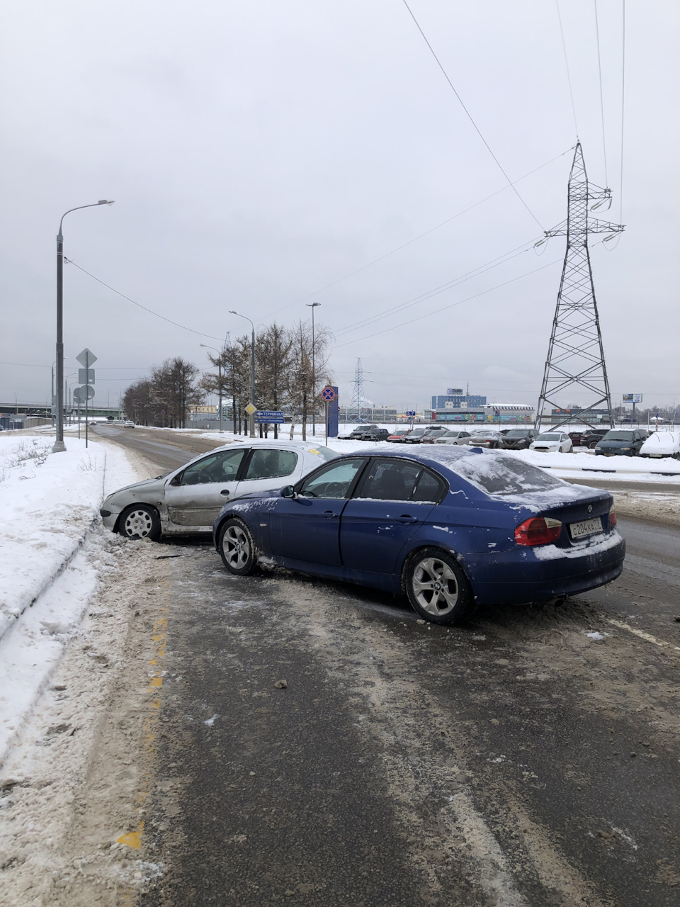 Мое первое ДТП за 14 лет стажа 😁 — BMW 3 series (E90), 2 л, 2007 года |  ДТП | DRIVE2