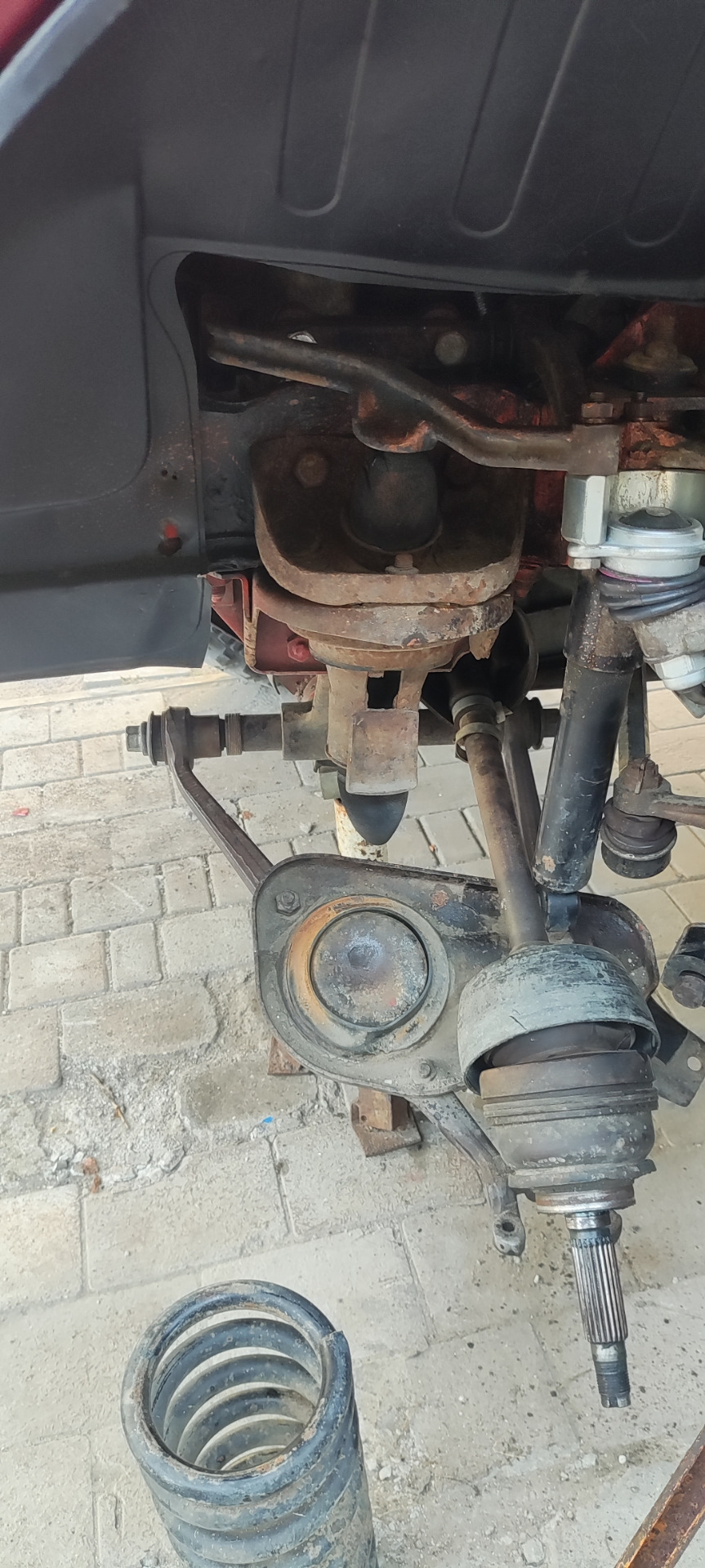 Передние пружины шнива — Lada 4x4 3D, 1,6 л, 1981 года | плановое ТО ...