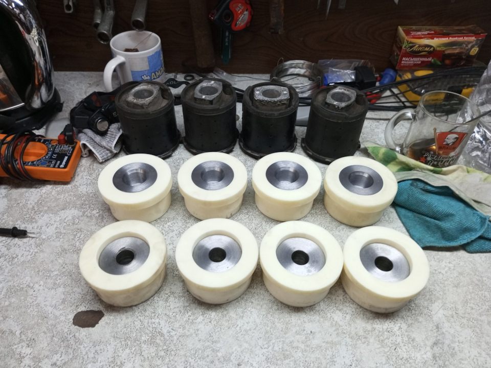 Капролоновые сайлентблоки, съемник, чертеж — BMW 5 series (E39), 3 л ...