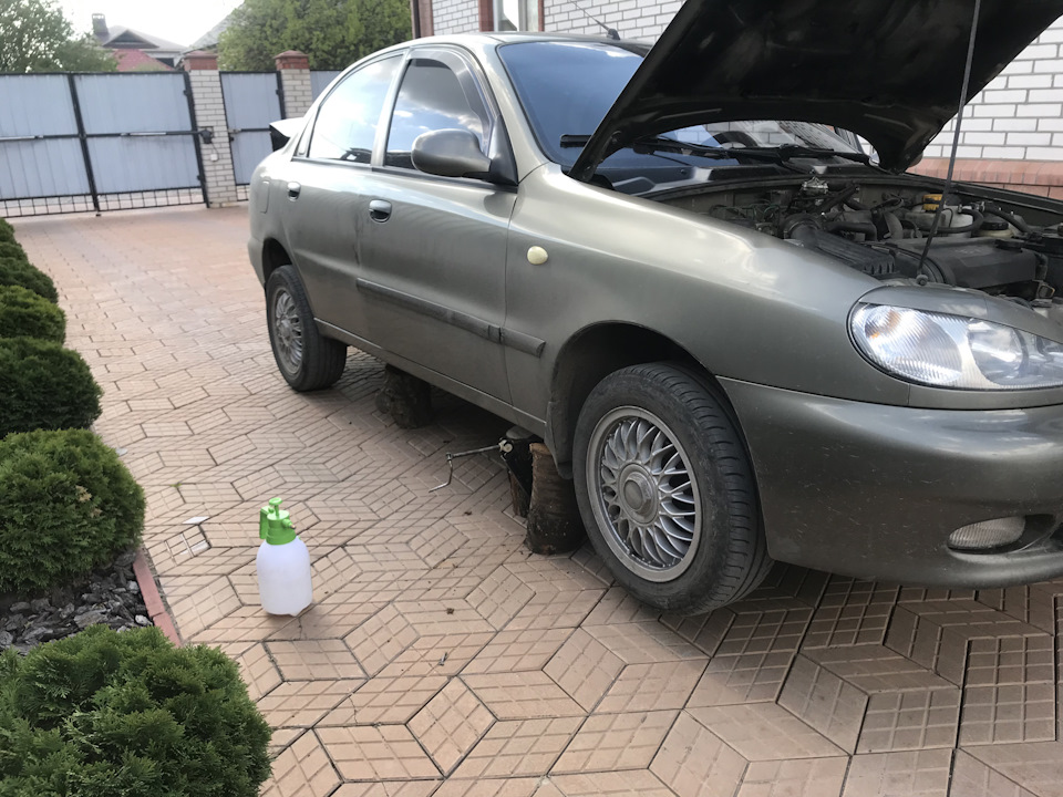 Готовим кондер к лету. — Daewoo Lanos, 1,6 л, 2004 года | своими руками ...
