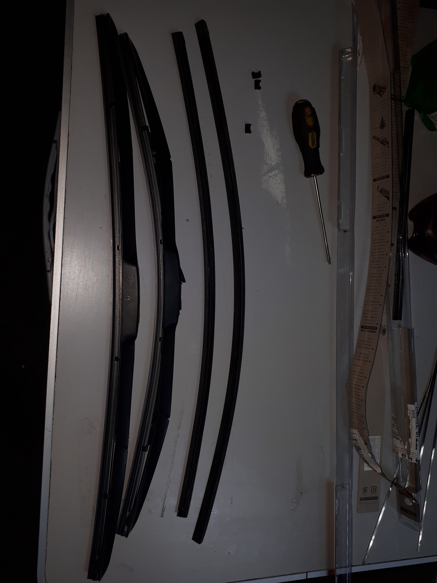 Замена резинок щеток стеклоочистителя Denso Hybrid. — Hyundai Sonata IV ...