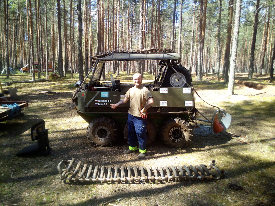 Фото в бортжурнале PTZavr амфибия 6х6