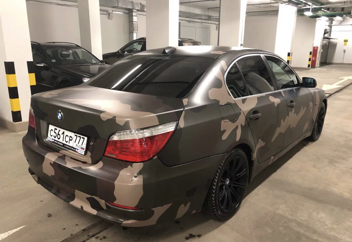 BMW 5 камуфляж