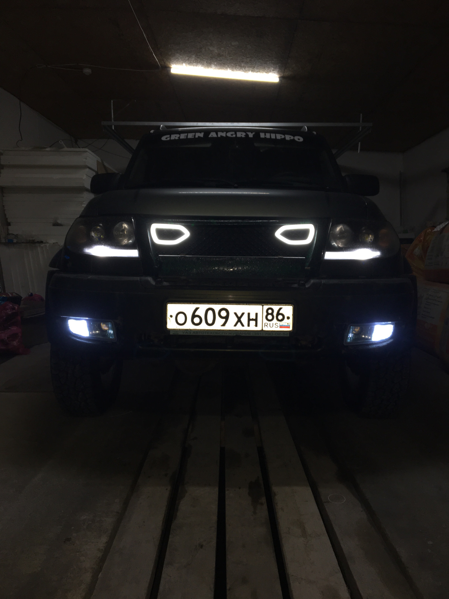 ПТФ от Lexus LX470 на патриот . Часть №1 — УАЗ Patriot, 2,3 л, 2012 ...
