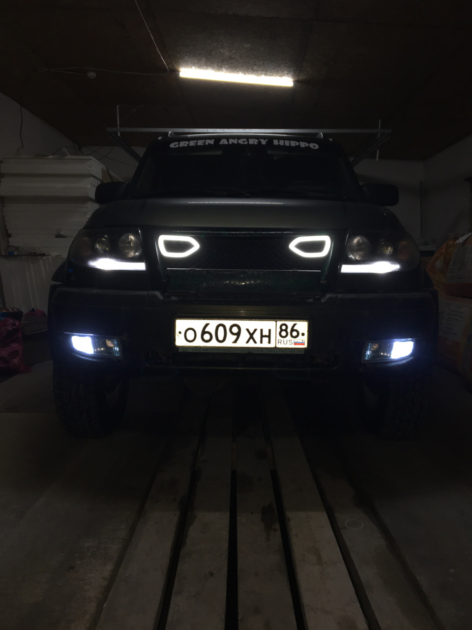 ПТФ от Lexus LX470 на патриот . Часть №1 — УАЗ Patriot, 2,3 л, 2012 ...