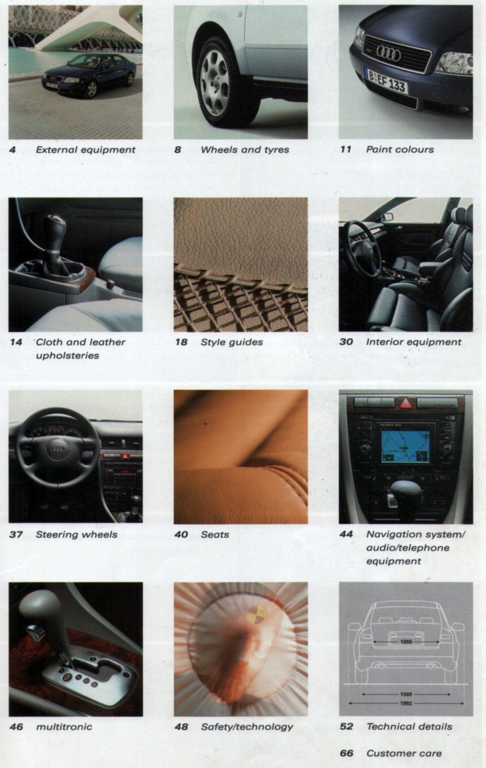 Prospekt / Katalog / Brochure Audi A6 (C6) Limousine und Avant Zubehör  03/05