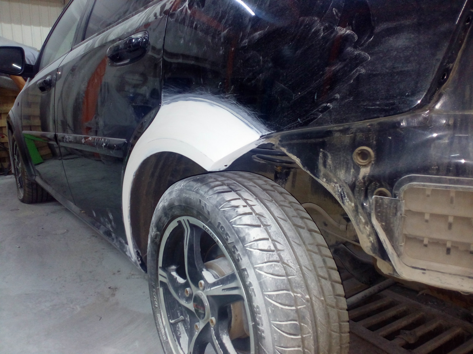 Mitsubishi galant 8 расширение арок. тюнинг арка.