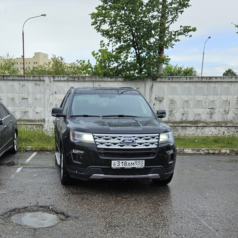 Замена лампы Н15 ДХО/Дальний свет на LED — Ford Explorer (5G), 3,5 л ...
