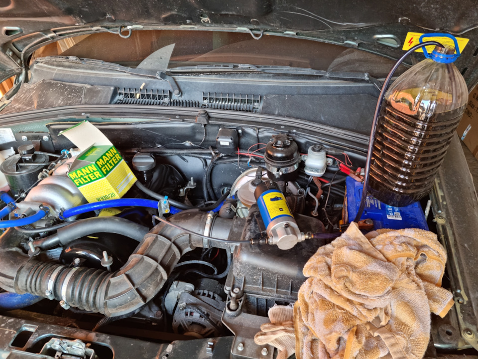 Заменил масло в двигателе — Chevrolet Niva (1G), 1,7 л, 2012 года ...