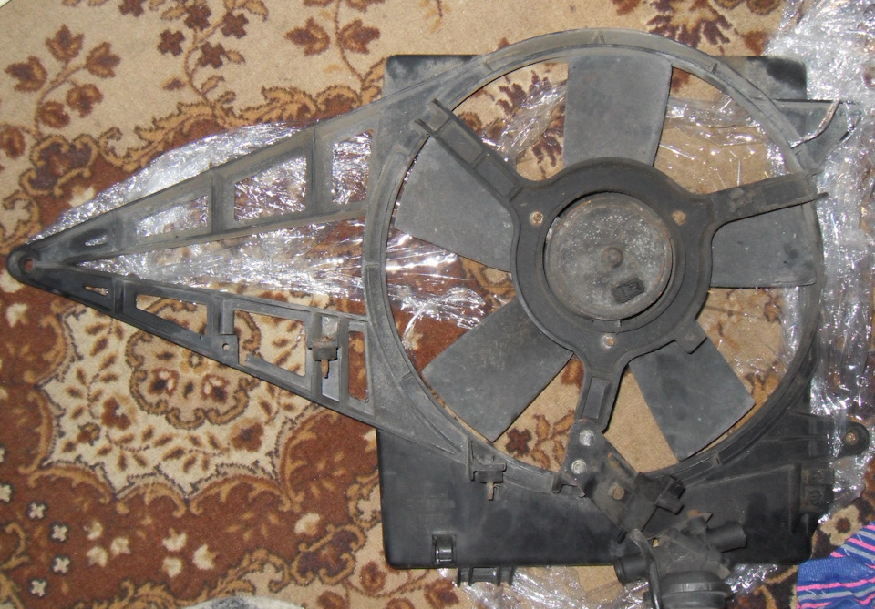 Установка электровентилятора ООБ вместо вискомуфты, замена ремней ...