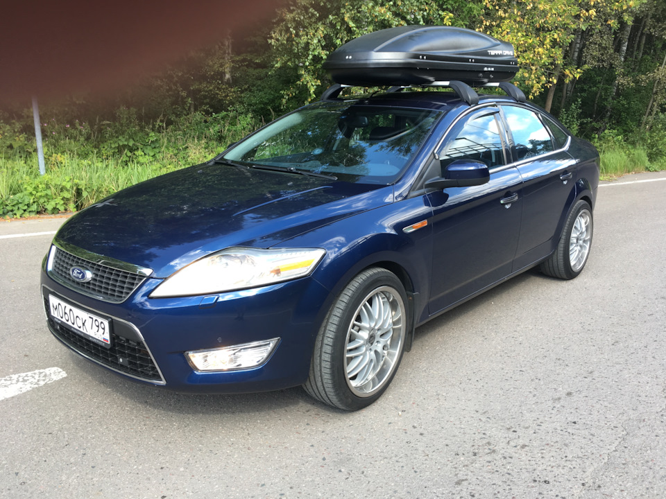 Багажник мондео. Mondeo 4. Автобокс Мондео 5. Мондео 4 с боксом на крыше. Багажник на крышу Форд Мондео 4