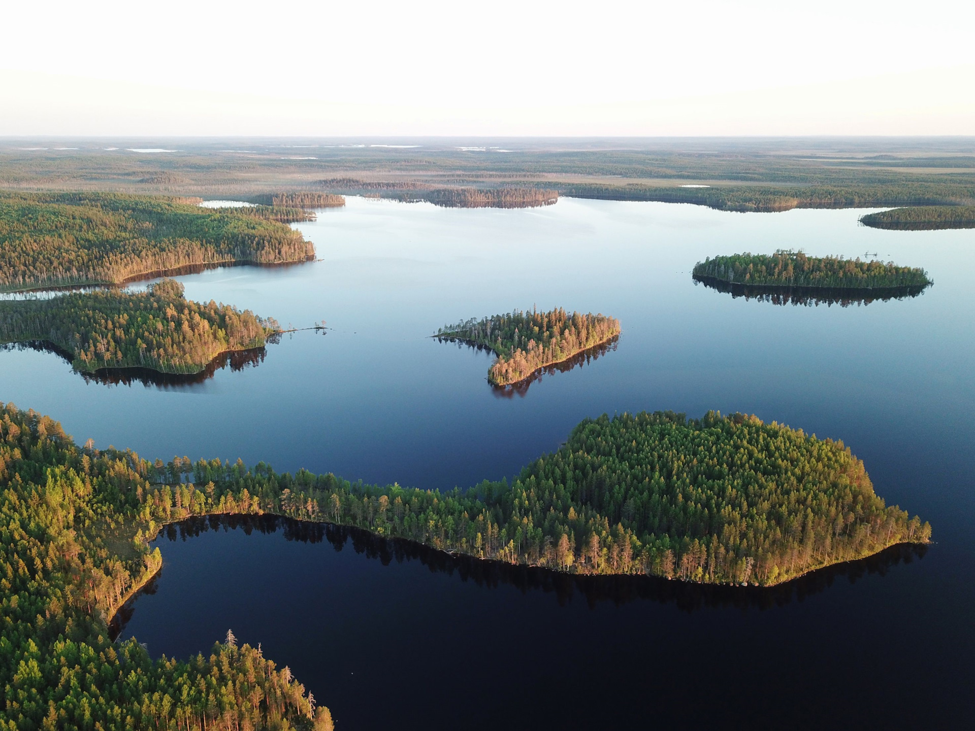 Озеро Тулос Карелия