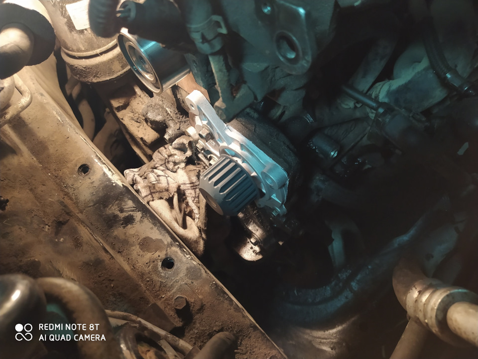 Замена ремня ГРМ. — KIA Sportage (2G), 2 л, 2006 года | своими руками ...