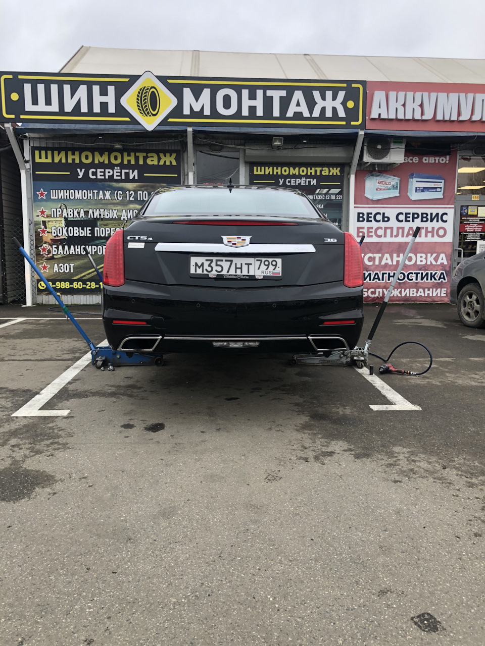 Зима близко. Смена резины. — Cadillac CTS (3G), 3,6 л, 2016 года | просто  так | DRIVE2