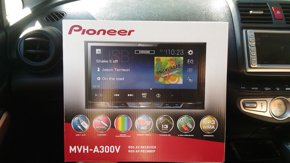 Автомагнитола pioneer mvh a300v инструкция