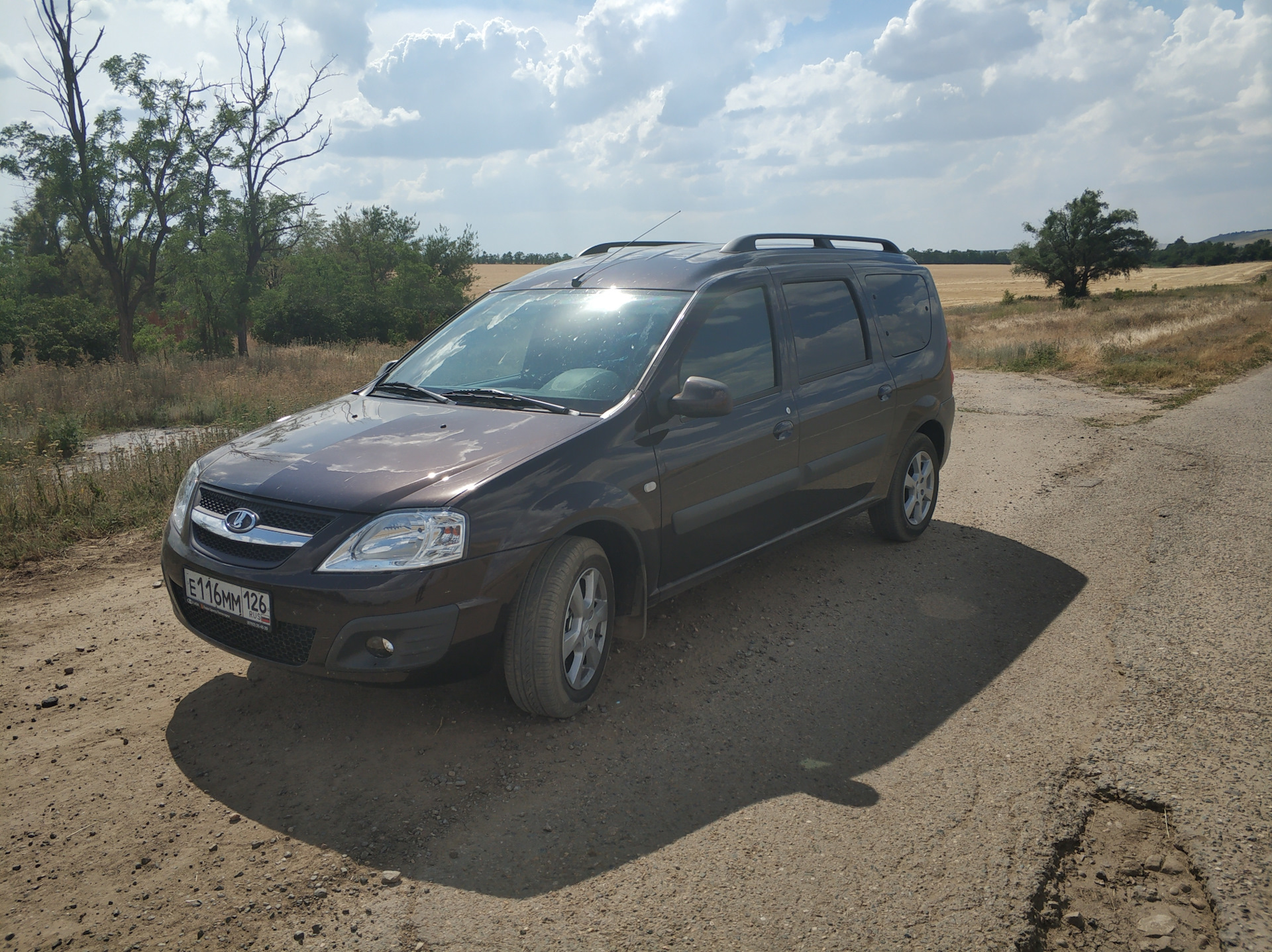 Тонировка по кругу — Lada Ларгус, 1,6 л, 2019 года | покупка машины ...