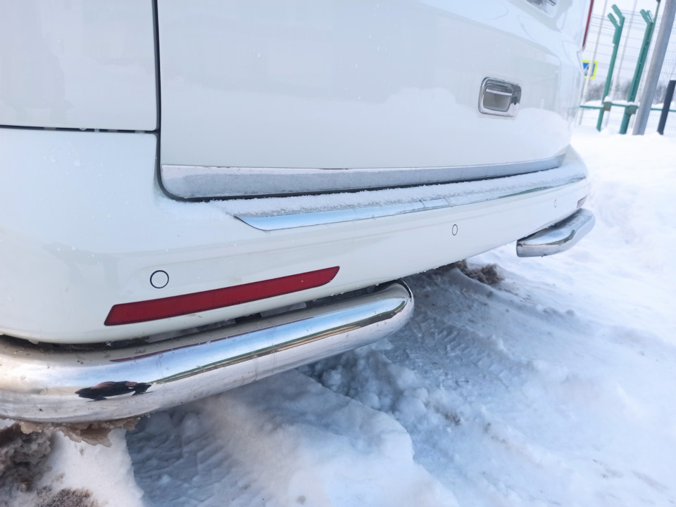Задний бампер GP и датчики парктроников. — Volkswagen Transporter T5, 1 ...