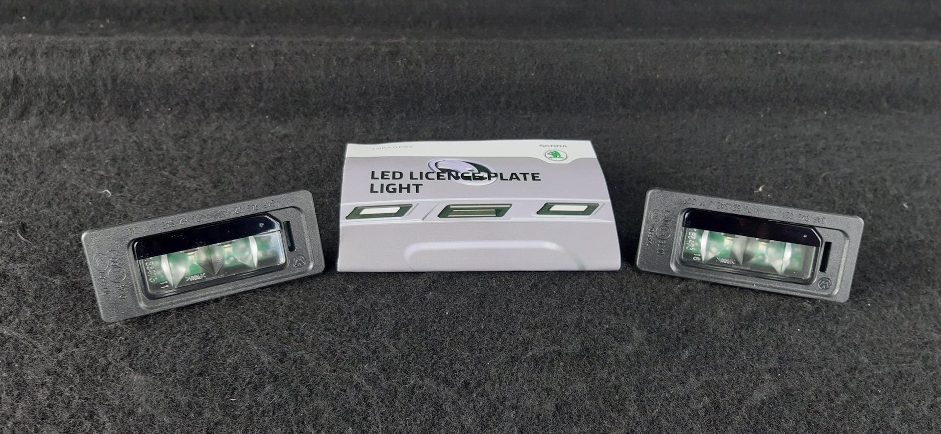 Led в подсветку номера - Skoda Octavia A7 Mk3, 1,4 л, 2014 года стайлинг DRIVE2