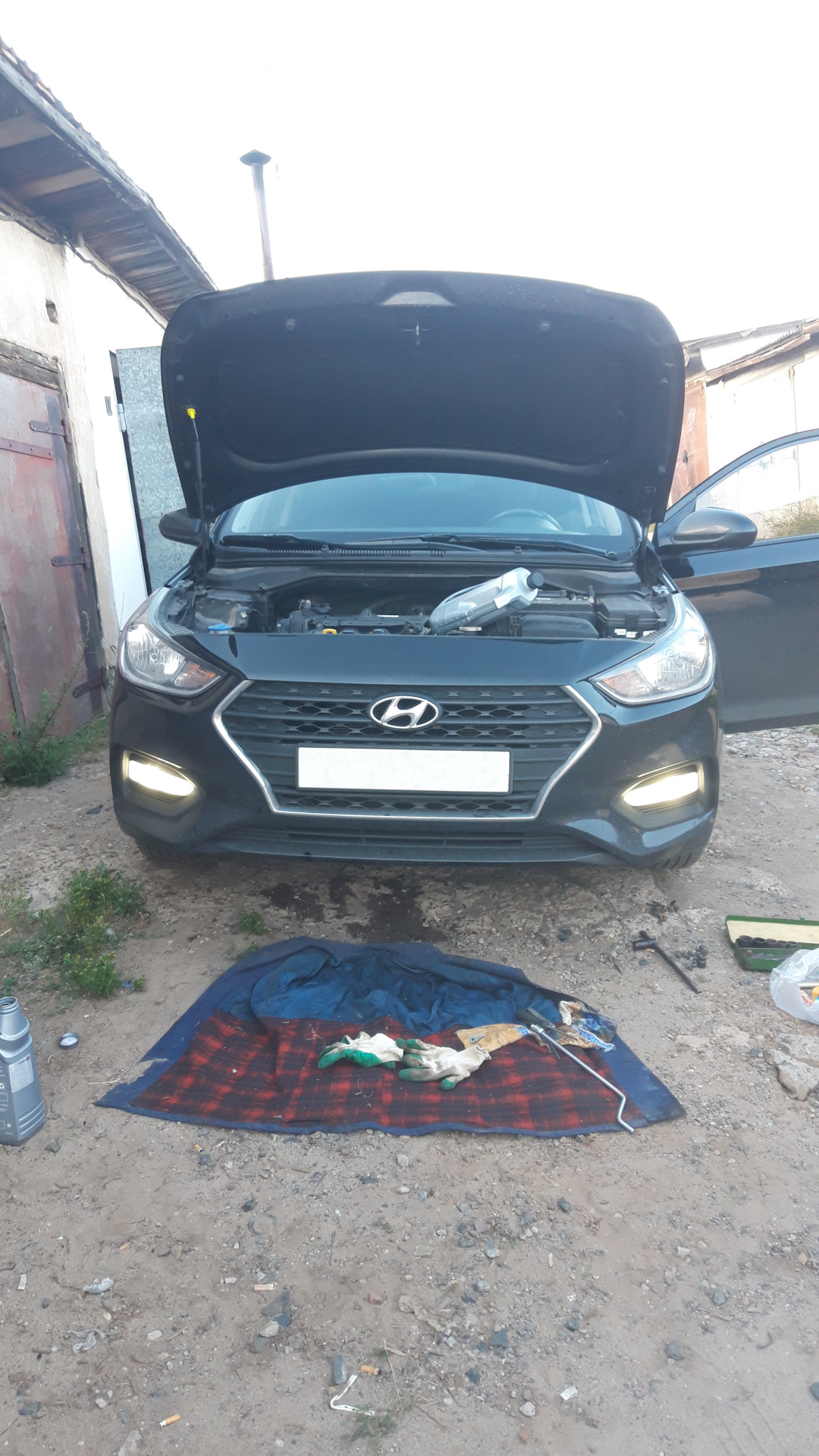 Led лампы optima в ДХО — Hyundai Solaris (2G), 1,6 л, 2018 года ...