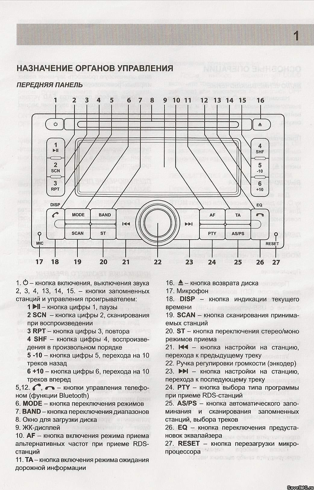 Магнитола лада гранта инструкция по эксплуатации штатная