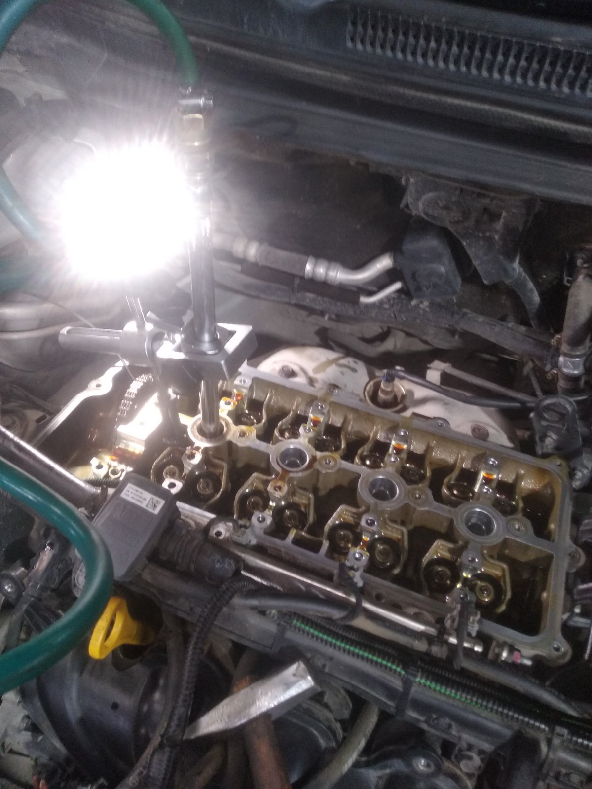 Регулировка клапанов+замена МСК+шаровая — KIA Ceed (1G), 1,6 л, 2010 ...