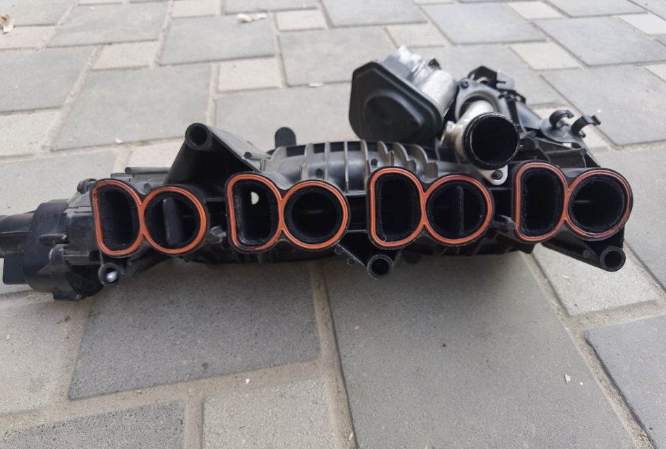 # 23 Чистка впускного коллектора, удаление заслонок — BMW X1 (E84), 2 л ...