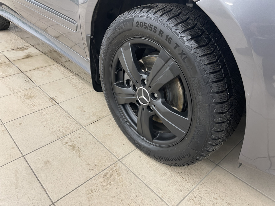 #3 ПОКРАСКА ДИСКОВ — Mercedes-Benz B-class (W245), 2 л., 2009 года ...