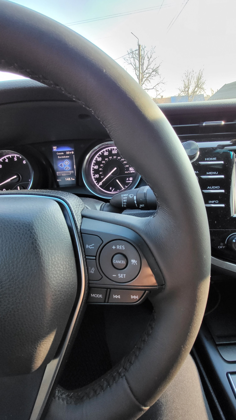 Кожа на руле) — Toyota Camry (XV70), 2,5 л, 2018 года | тюнинг | DRIVE2