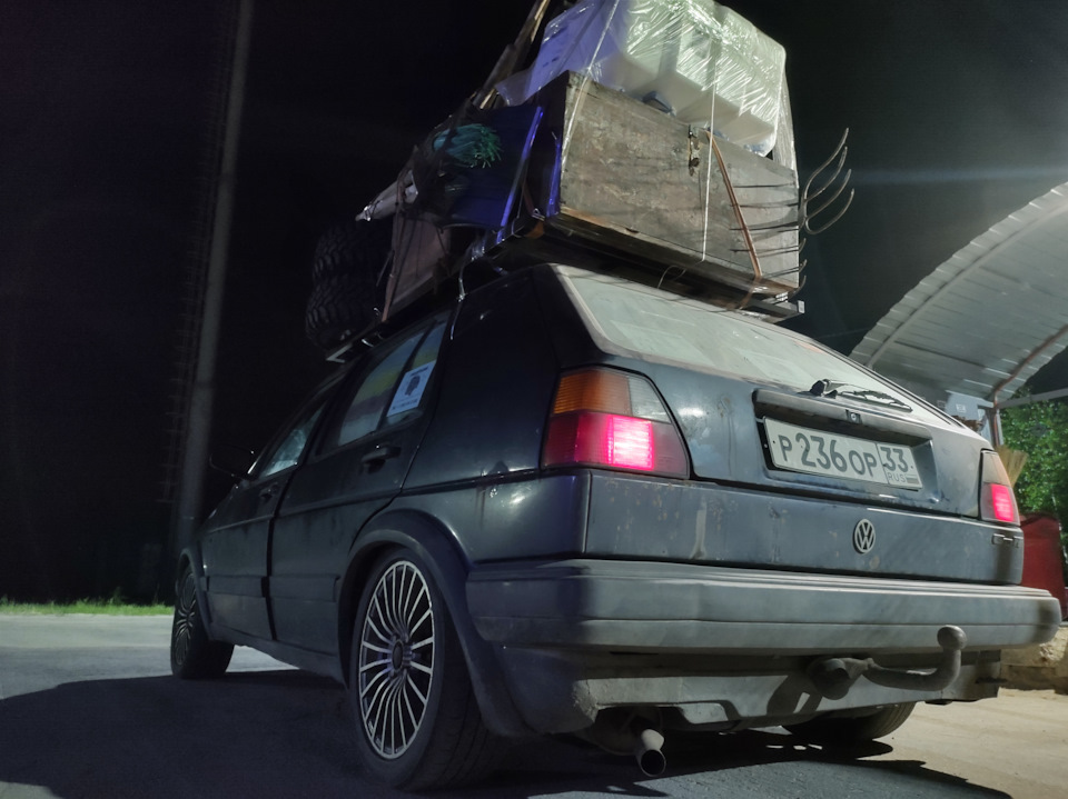 Багажник усиленный на г2 — Volkswagen Golf Mk2, 1,6 л, 1989 года ...