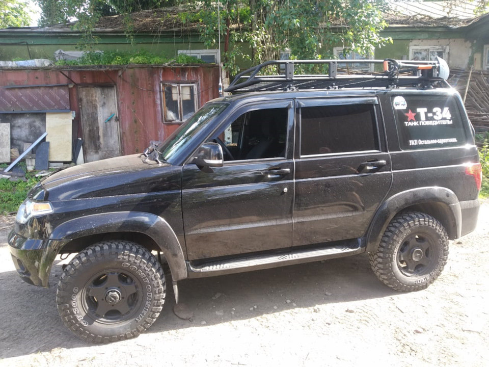 Установка задних дисковых тормозов на Патриот с ручником на колёсах ...