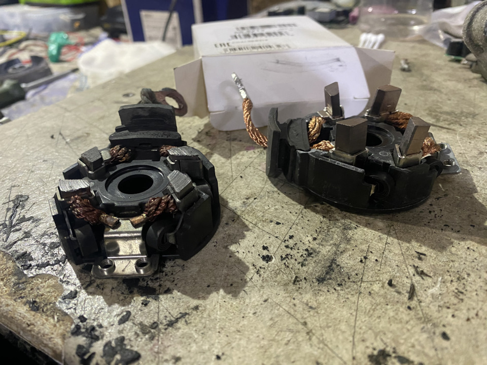 Замена щеток на стартере — Toyota Camry (XV40), 2,4 л., 2006 года ...