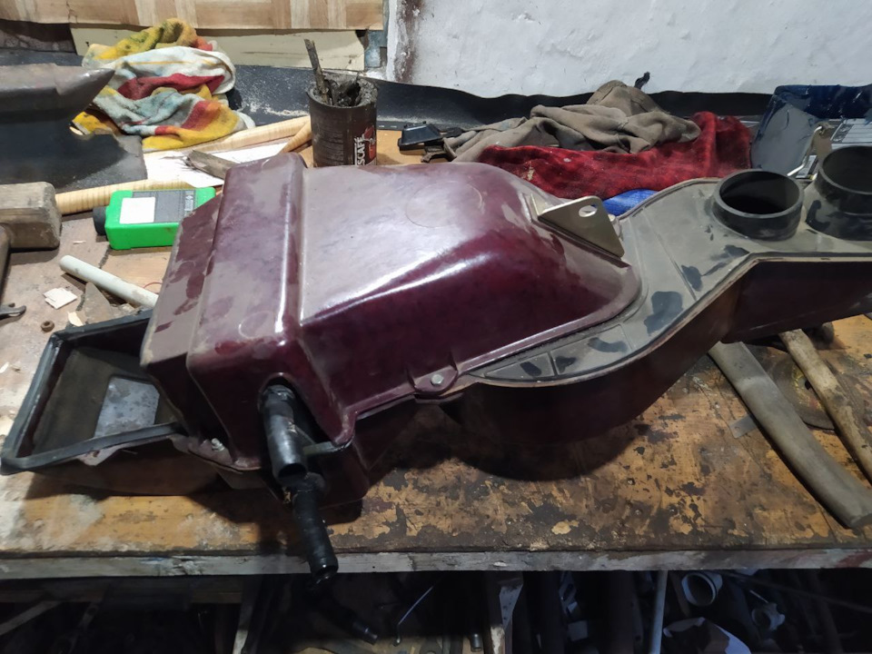 Прочистил радиатор печки на Волге — ГАЗ 2410, 2,4 л, 1990 года | своими ...