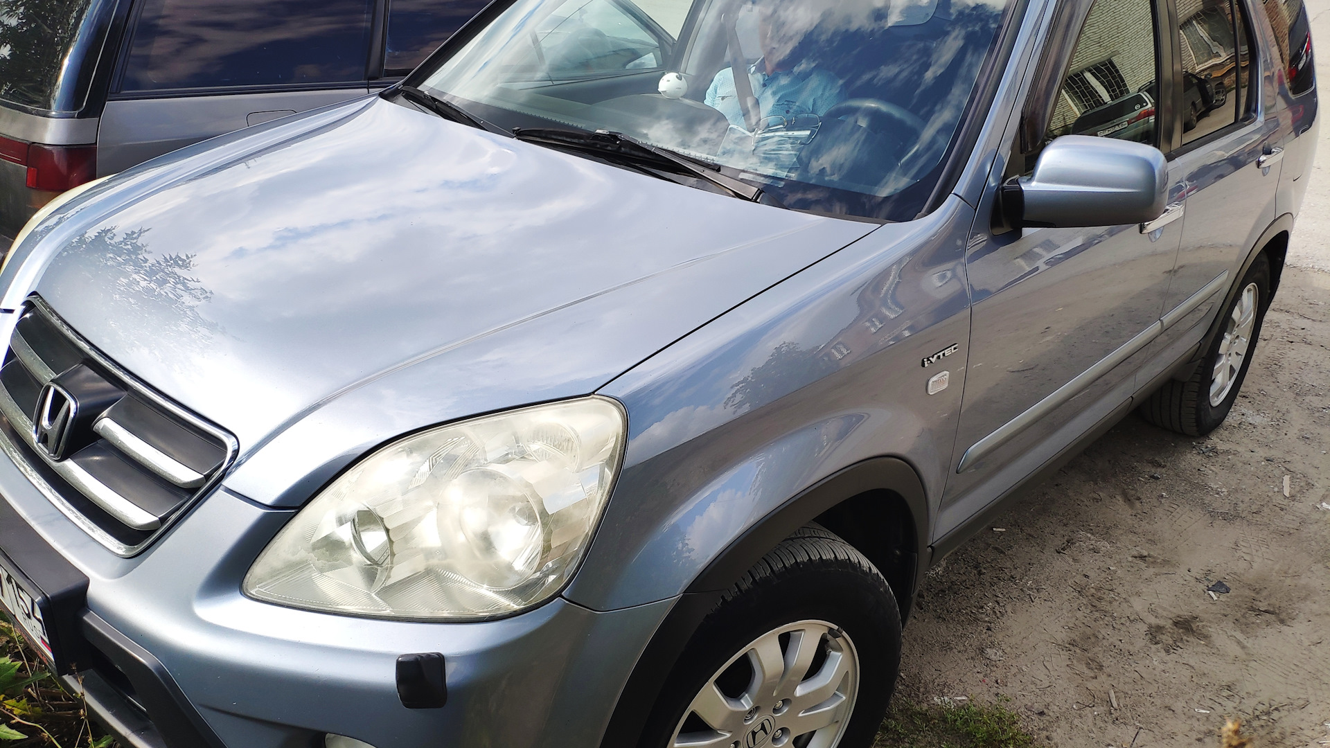 Honda CR-V (RD4, RD5, RD6, RD7) 2.0 бензиновый 2005 | Серо-голубой на DRIVE2