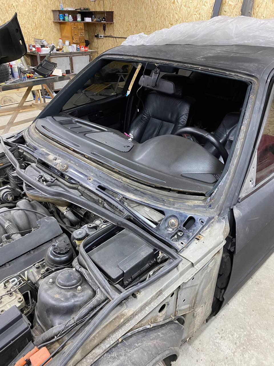 Перекрас машины, часть 2 — BMW 5 series (E34), 4 л, 1994 года ...