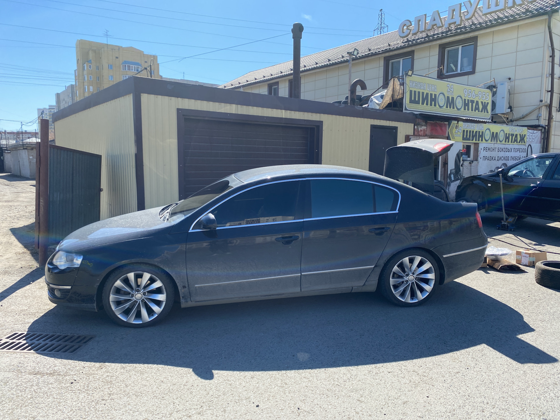 Диски.Боль.Страдание — Volkswagen Passat B6, 2 л, 2008 года | шины | DRIVE2
